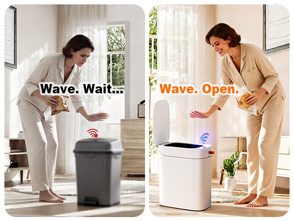 automatic garbage bin