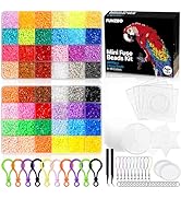 FUNZBO 28000 2.6mm Mini Size Fuse Beads Set - 48 Colors, Toys and Crafts, Arts and Crafts, Kids R...