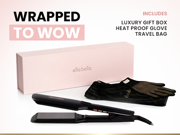Black Infrared Hair Straightener Large
