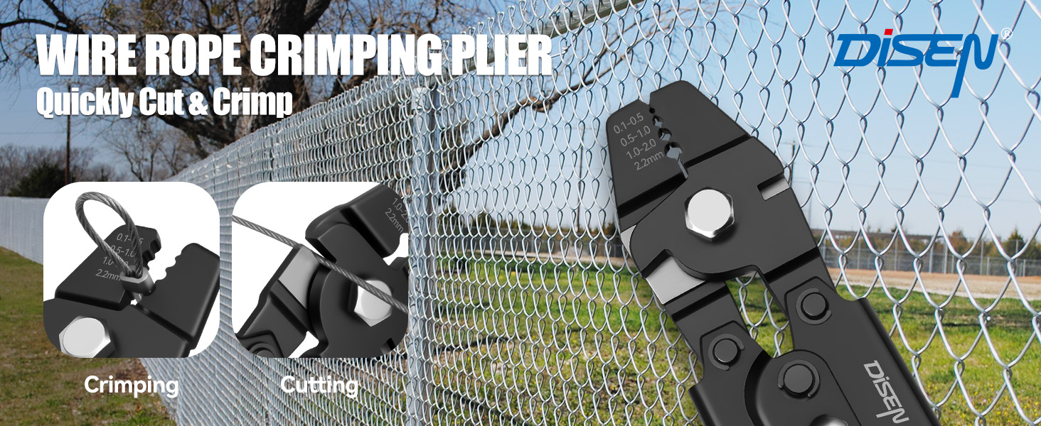 WIRE ROPE CRIMPING PLIER