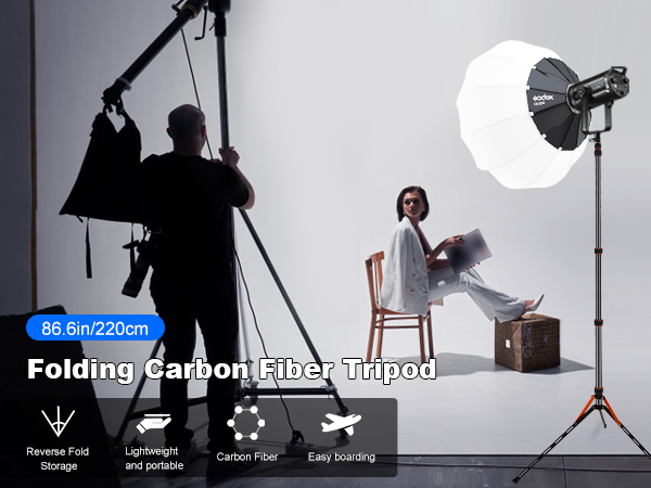 Carbon fiber light stand 