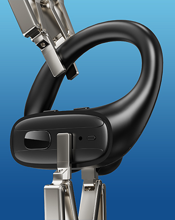 S12 wireless earbuds with hook for sports