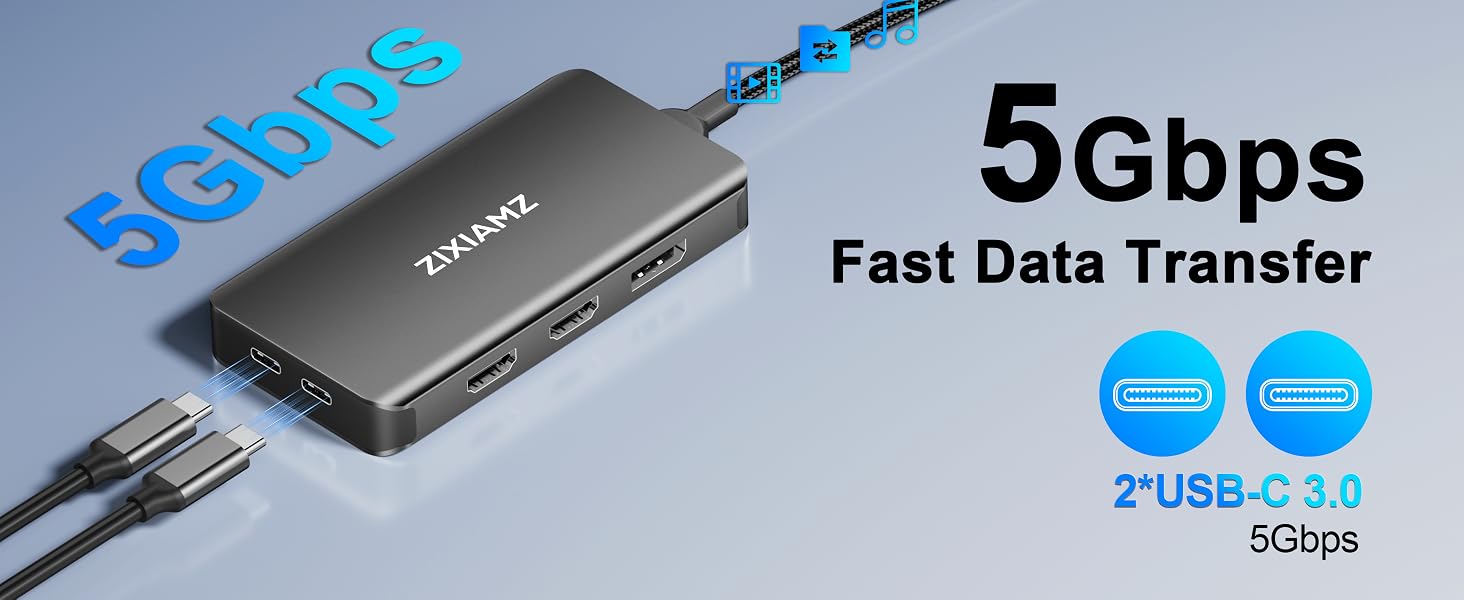 9 in 1 USB C Docking Station