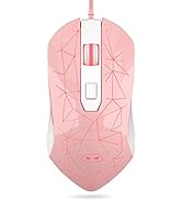 MageGee G6 Wired Gaming Mouse, Ergonomic USB Optical Mouse with 7 Colors Breathing LED Backlit, 6...