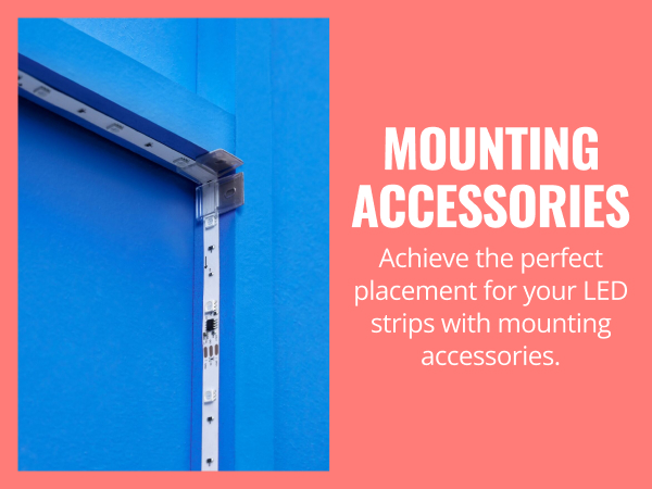 Mounting accessories included
