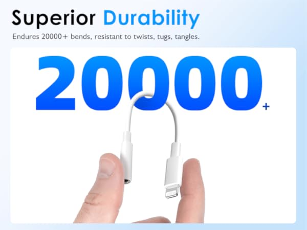 Lightning to 3.5mm Aux Audio Adapter