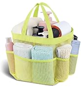 Attmu Mesh Shower Caddy Portable, Quick Dry Hanging Shower Tote Bag for College Dorm Room Essenti...