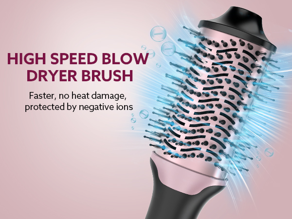 Blow Dryer Brush Hair Straightener Hot Air Brush