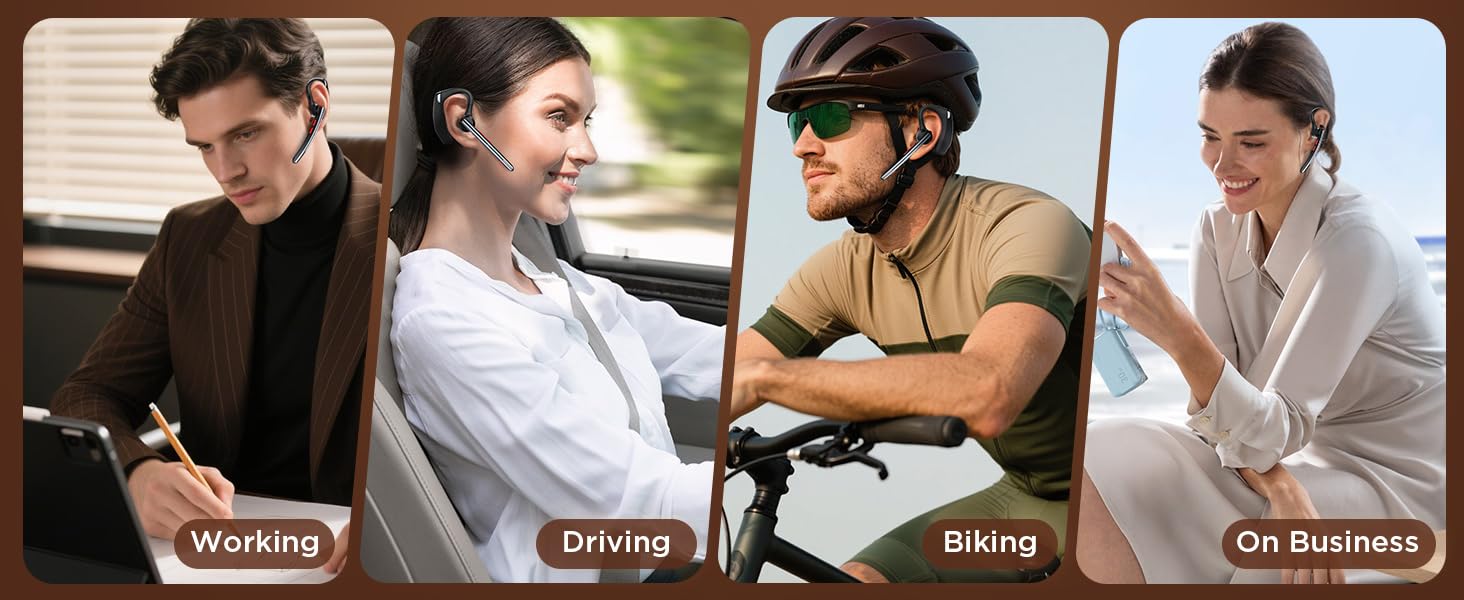 Working Driving Biking On Business