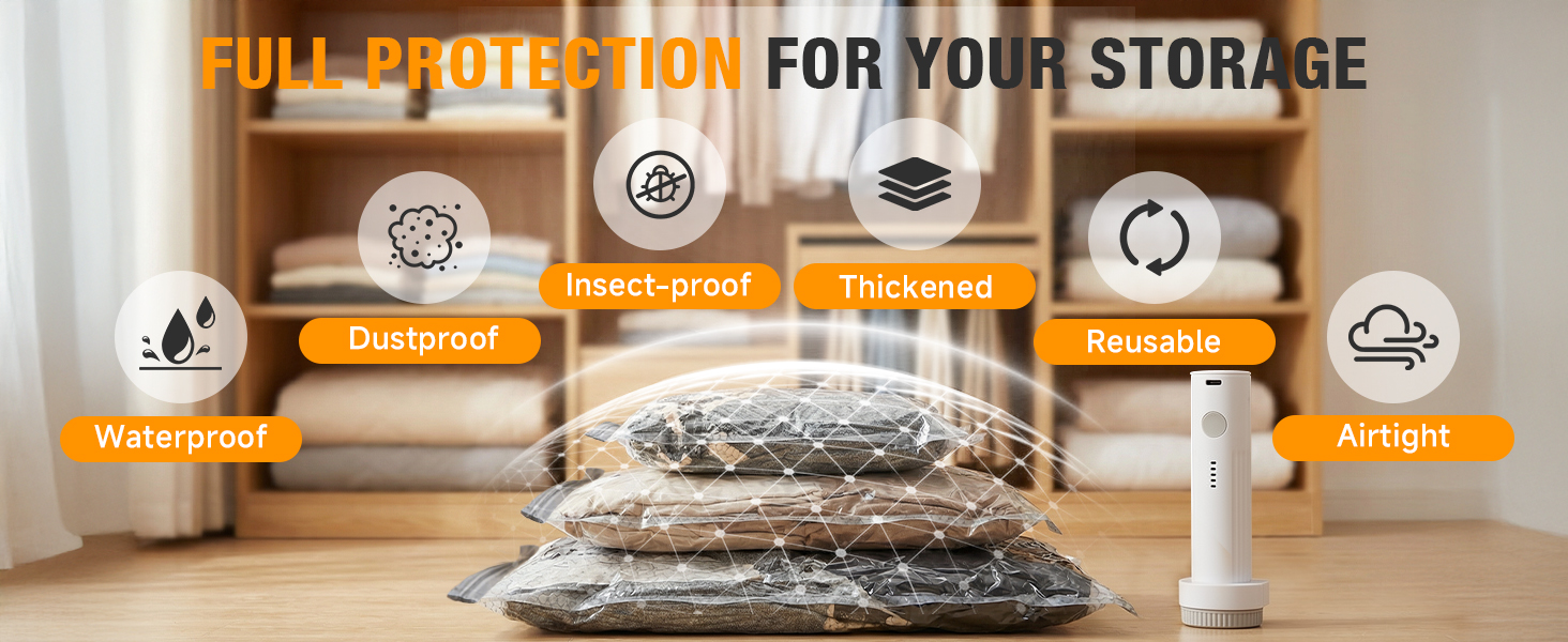 large vacuum seal bags for bedding