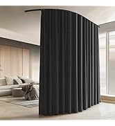 Room Divider Curtains with Aluminium Ceiling Curtain Track Set Window Curtain for Bedroom,Living ...
