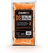 Suds Lab DS Microfiber Detailing Scrub Pad 3 Pack - Car Interior Cleaning &amp; Detailing Microfiber ...
