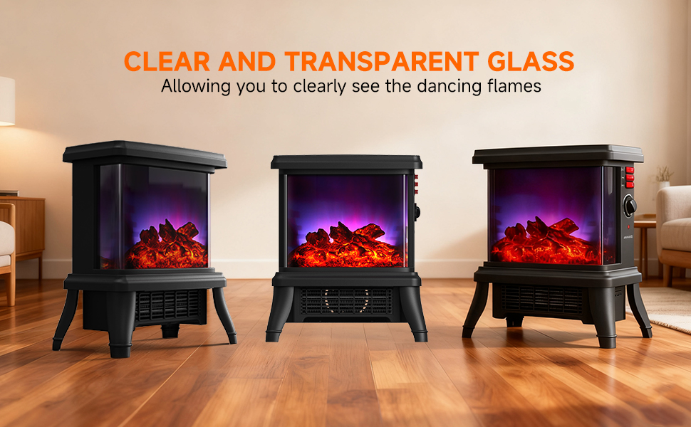 18-inch Freestanding Electric Fireplace