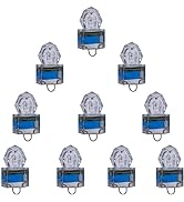 Edearkar LED Fishing Light (10-Pack) Underwater Deep Drop Lights Waterproof Diamond Tubular Under...