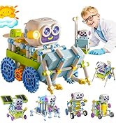SMILESSKIDDO STEM Toys for Kids 8-13 Years Old, 36-in-1 Robotics Kit with Solar Power &amp; Sensors, ...