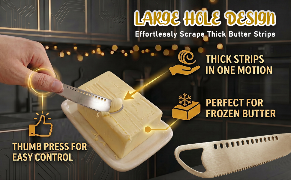 Large Hole Butter Knife | Practical gadgets for home to make life easier