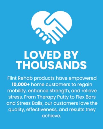 flint rehab therapy putty flex bars hand exercise balls orbitals stress balls