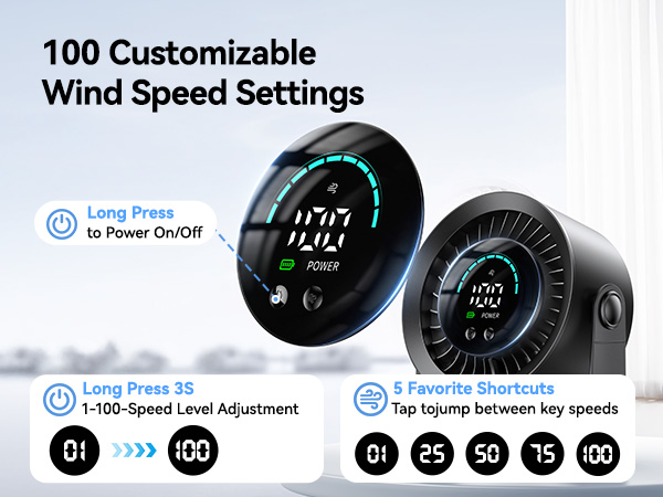 portable fan rechargeable