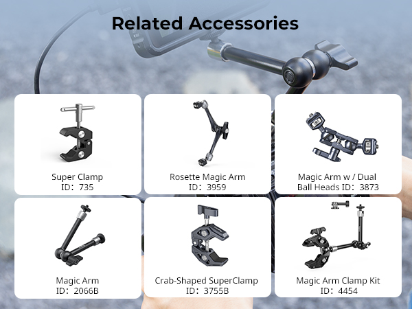 related magic arm and clamp