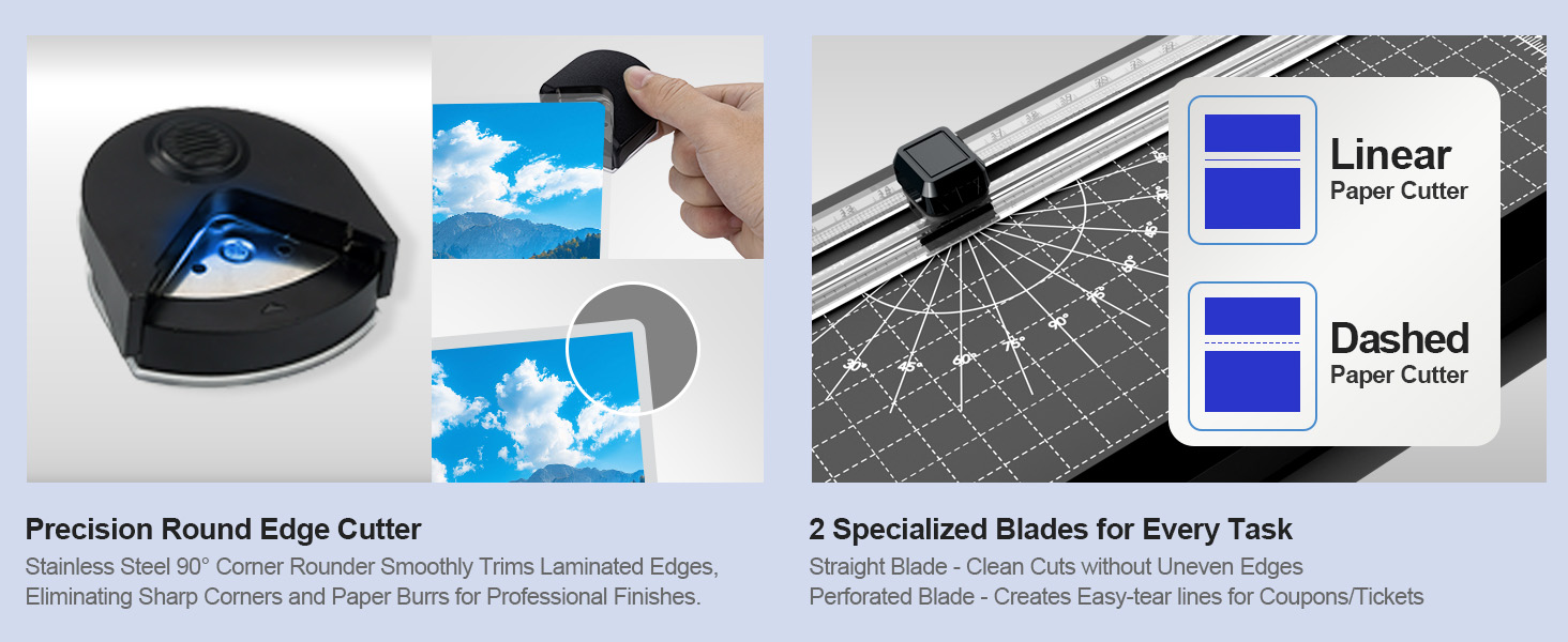 laminator with edge cutter