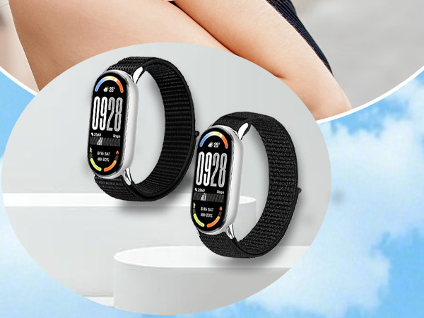 Nylon Sport Band Compatible with Xiaomi Smart Band 10/9/8
