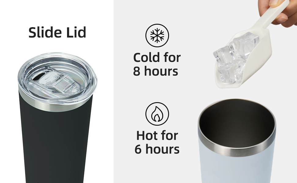 Tumbler keep drinks cold and hot
