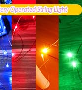 Ariceleo Led Fairy Lights Battery Operated, 1 Pack Mini Battery Powered Copper Wire Starry Fairy ...