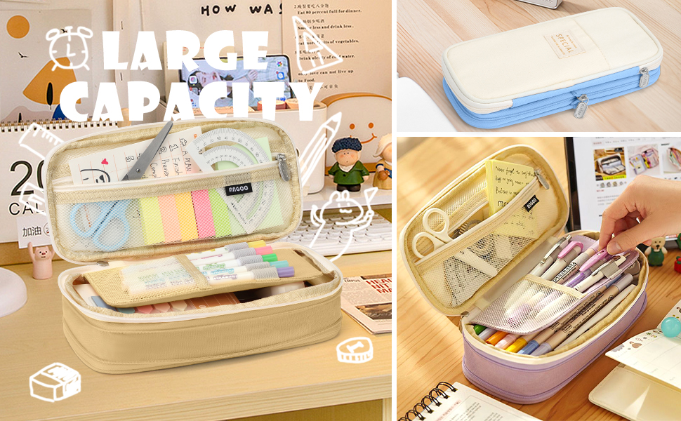 big capacity pencil case