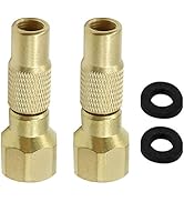 Anxingo Air Chuck Twist-on, 2 PCS Heavy Duty Tire Air Chuck Screw on Tire Air Chuck for Tire Infl...
