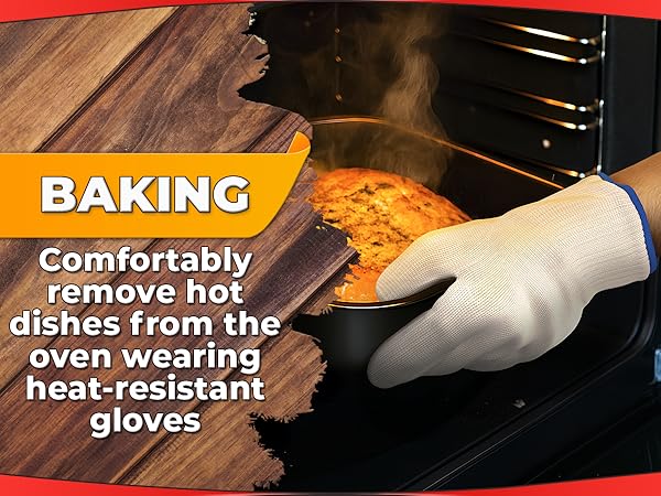 oven gloves kitchen heat resistant gloves for work grill gloves heat proof for women