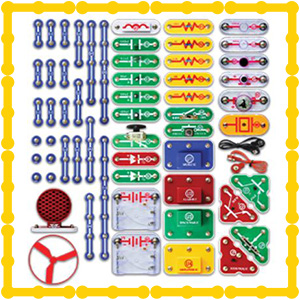 Snap Circuits have lots of parts included in each box