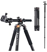 Fotopro Horizontal Camera Tripod 75 Inch Aluminum 360 Degree Ball Head Quick Release Plate DSLR T...