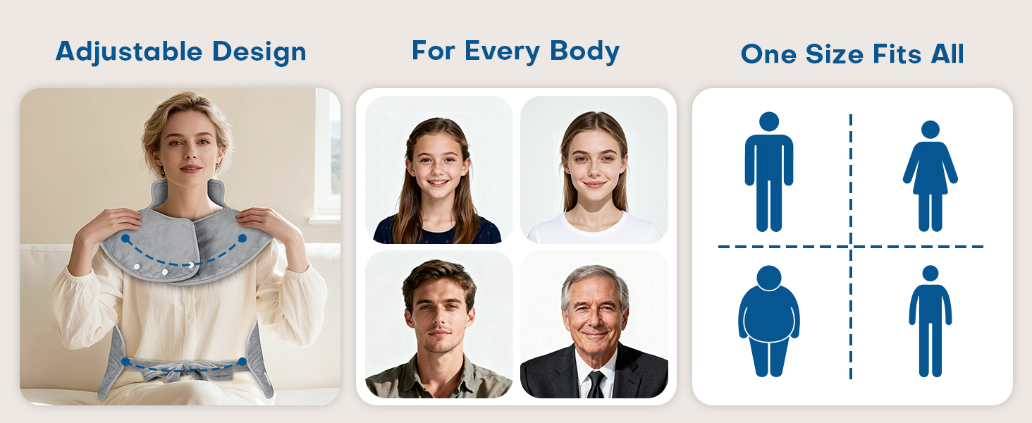 large weighted heat pad