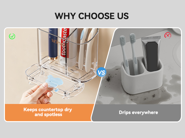 Toothbrush Holders for Bathroom