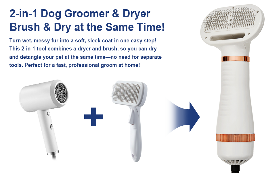 dog grooming deshedding dog brush hair dryer brush blow dryer pet dryer washer dryer combo