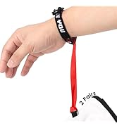 XMJY Adjustable Ski Glove Leash - Unisex Ski Glove Wrist Straps, Elastic Glove Straps for Skiing,...