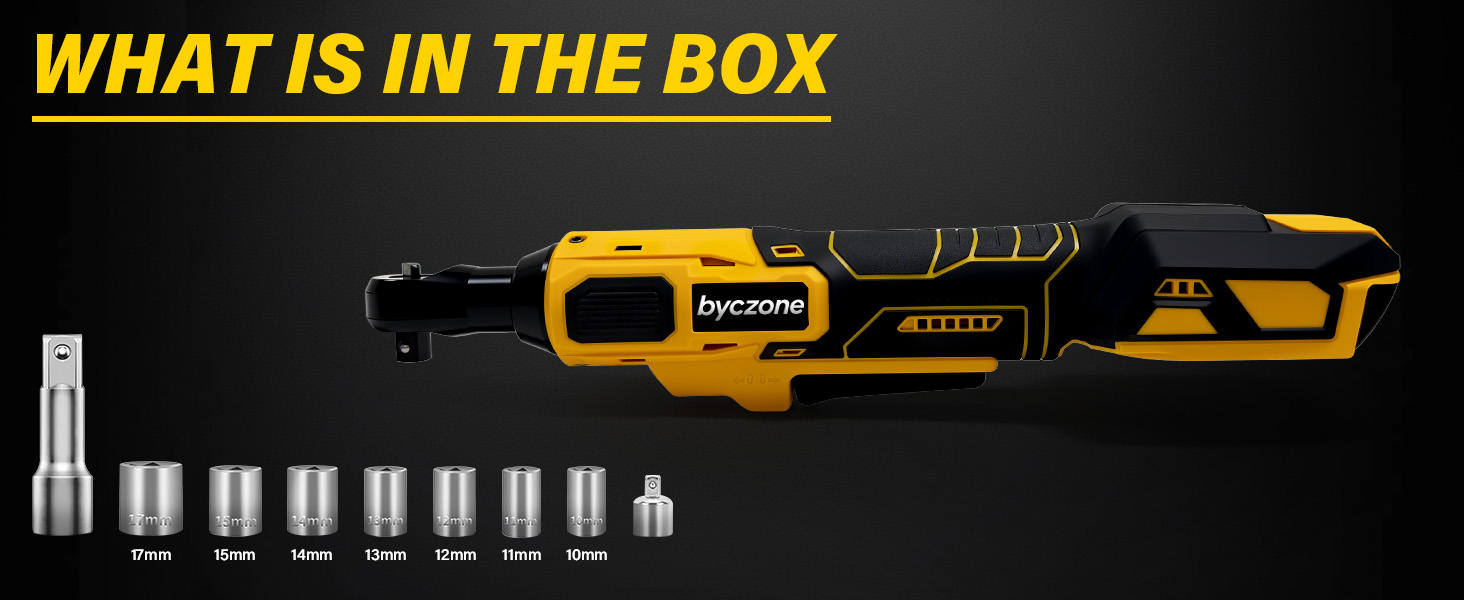 Cordless Electric Ratchet Wrench Kit