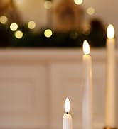 flameless taper candles