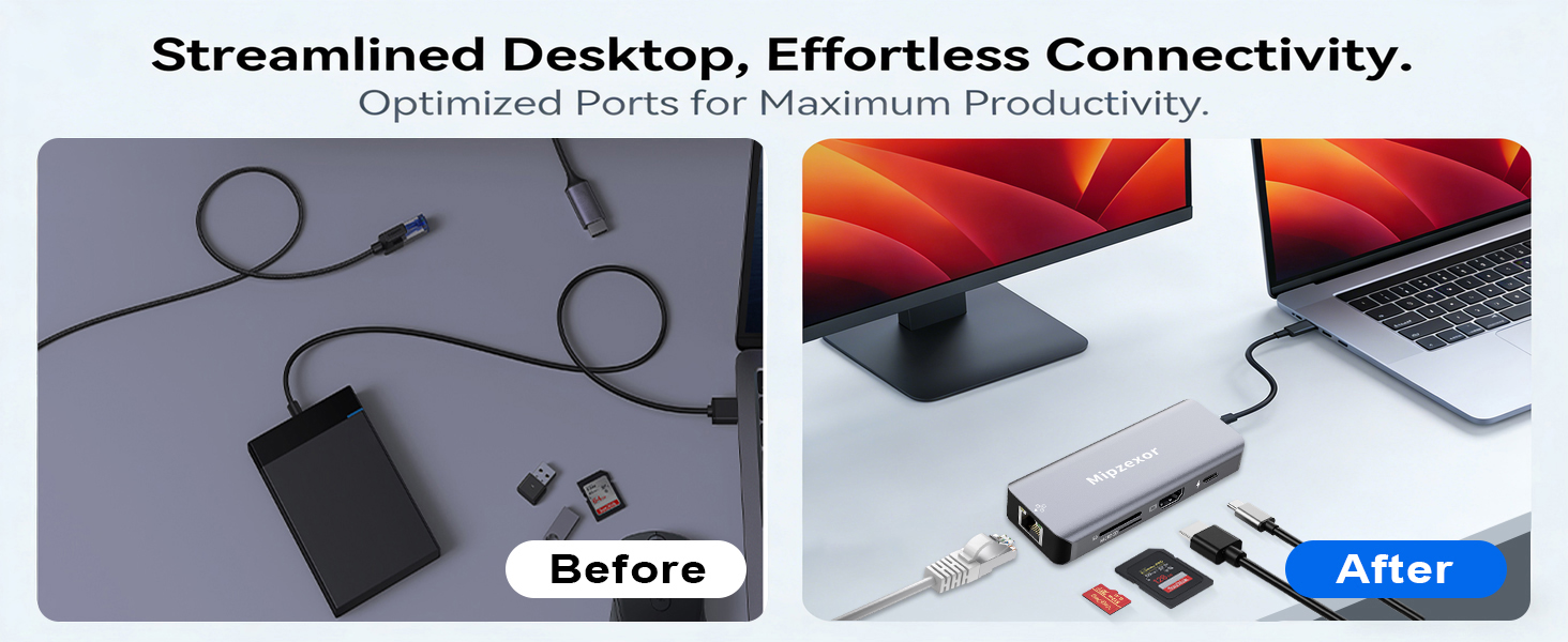 USB C hub Ethernet offers 3 USB 3.0 ports with 5Gbps ultra-fast data transfer for flash drives