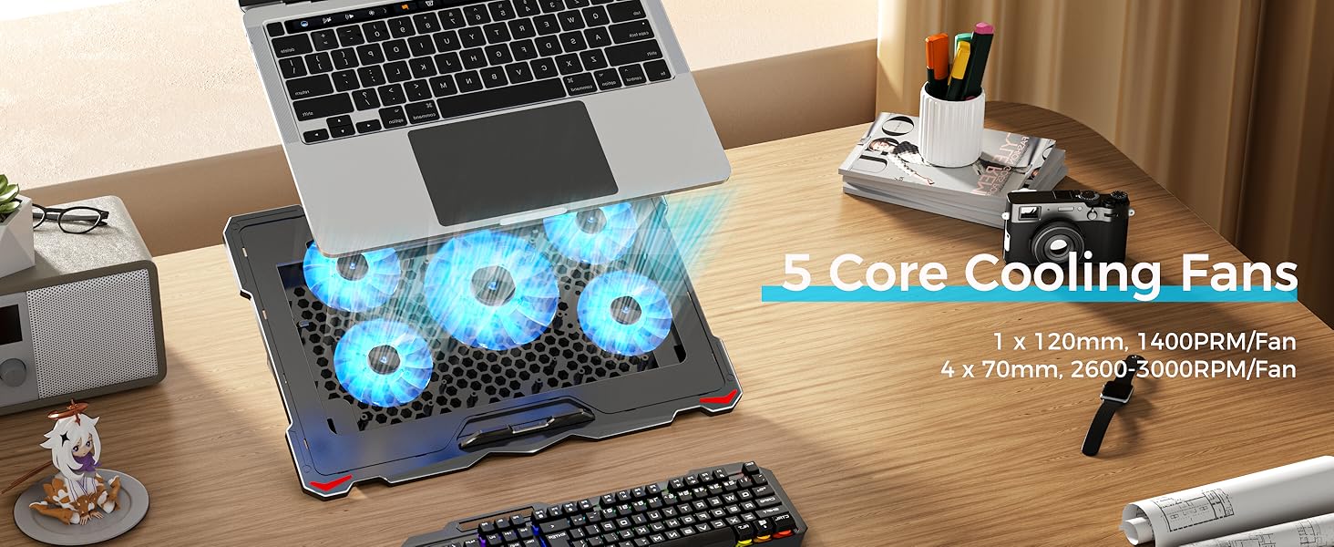 laptop desk with fan laptop heat cooling pad computer cooling fan for laptop computer cooler
