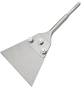 Greywolf SDS Plus Floor Scraper Kit, 5" x 11" Tile Removal Tool for SDS Plus Chisel Rotary Hammer...