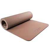 Tone Fitness Hanging Yoga Mat, Pilates Mat, Exercise Mat for Home Workouts with Carry Strap | V P...
