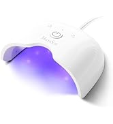 MelodySusie UV Nail Lamp, ART06F UV Light for Gel Nails, Nail Dryer with 2 Timer, Fast Curing Gel...