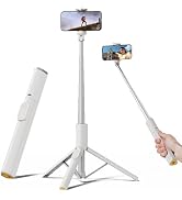 TODI Selfie Stick Tripod, 59" Lightweight Phone Tripod Stand with Wireless Remote, Extendable Sel...
