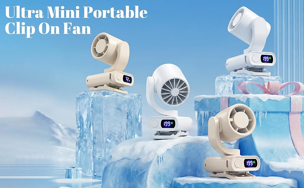 ultra mini portable clip on fan small personal fan