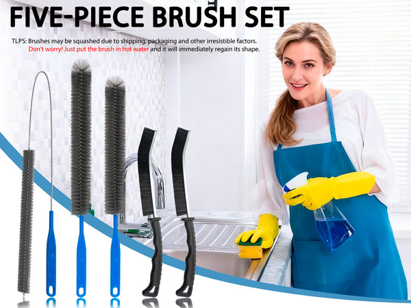 Dryer Vent Brush and Refrigerator Coil Cleaning Brush