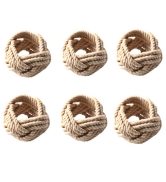 CosyAurora Jute Napkin Rings