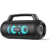 Raymate Bluetooth Speakers, Portable Wireless Speaker with 60W Stereo Sound, M8 Pro Waterproof Ou...