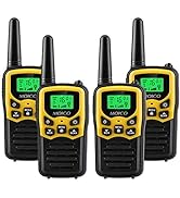 Walkie Talkies with 22 FRS Channels, MOICO Walkie Talkies for Adults with LED Flashlight VOX Scan...