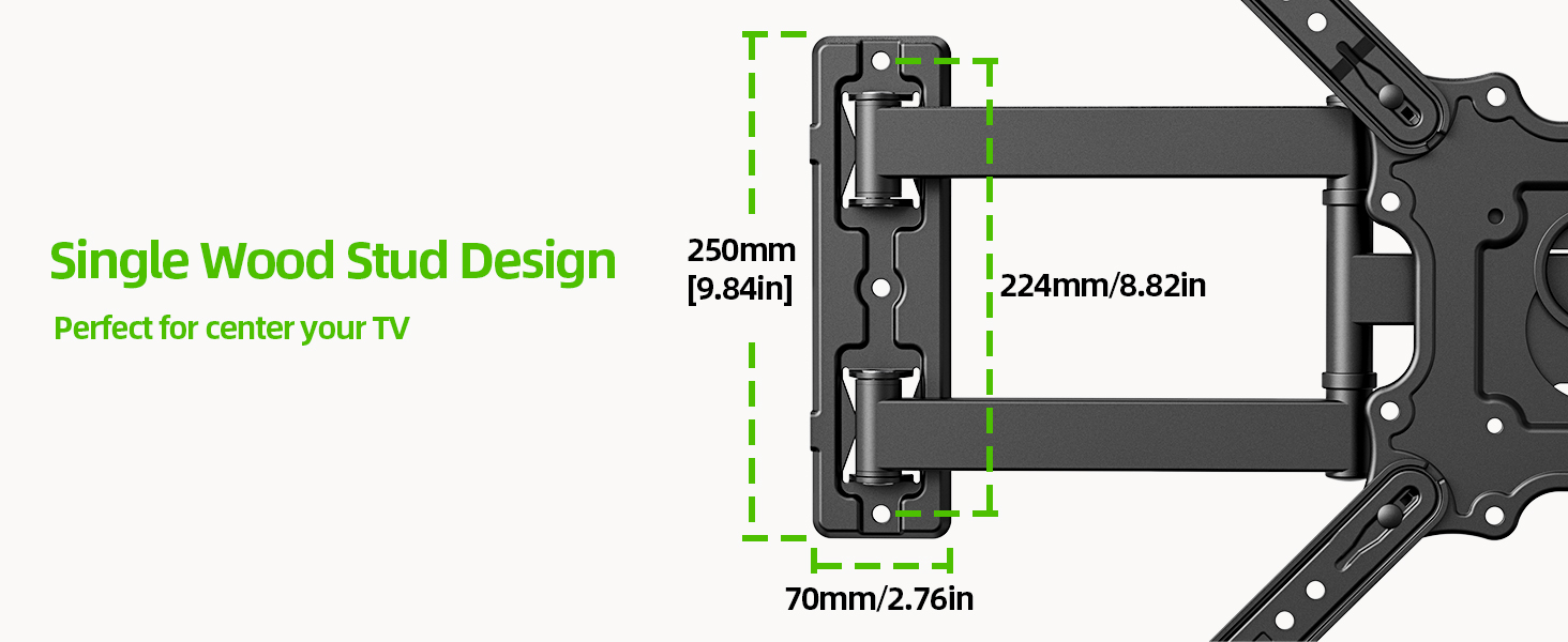 single wood stud design